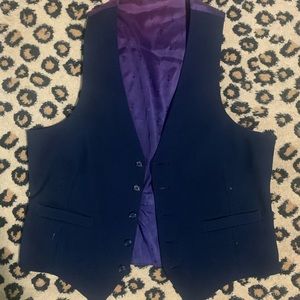 Vintage purple anchor vest